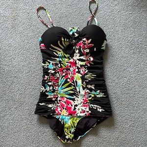 Nanette Lepore Flowered Swimsuit Size XS